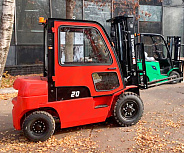 Вилочный погрузчик Hangcha CPCD20 2 тонны с кабиной, дизель